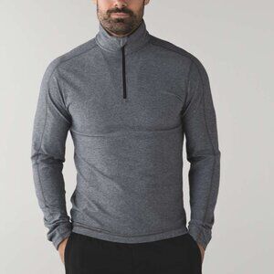 Lululemon Surge Warm 1/2 Zip *Silver Heathered Dark Slate Size M / L